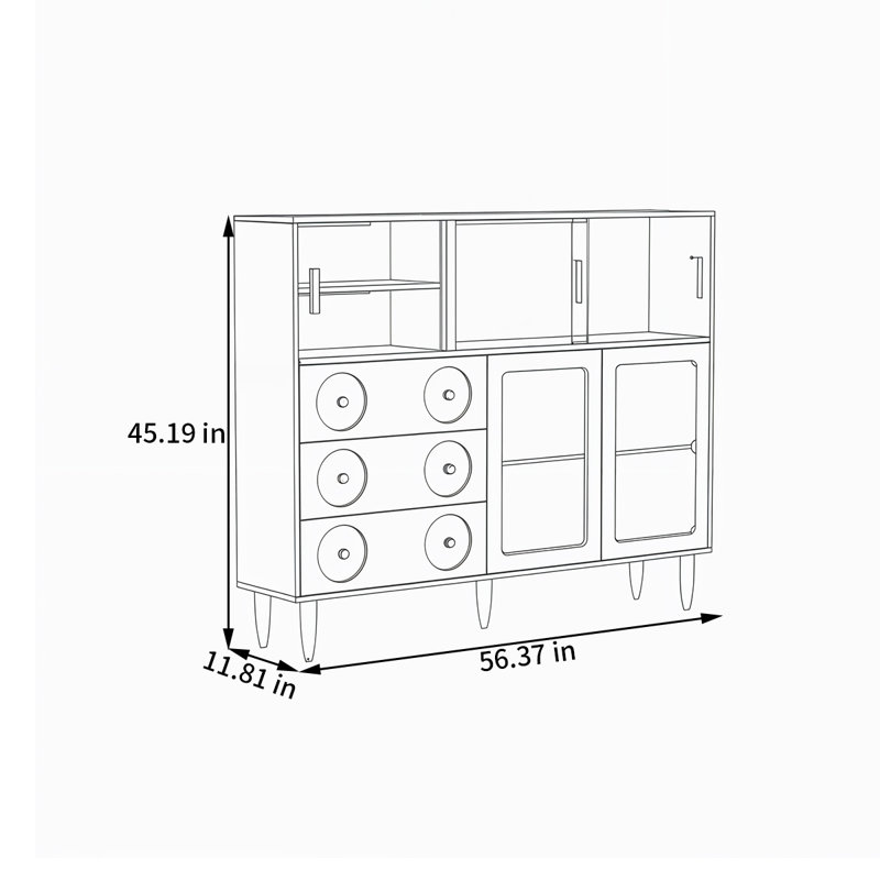 Riordan, 45.19" H x 56.37" W x 11.81" D