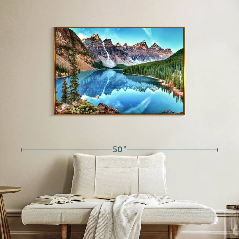 Parc national, Cadre flottant doré, 40 po x 27 po