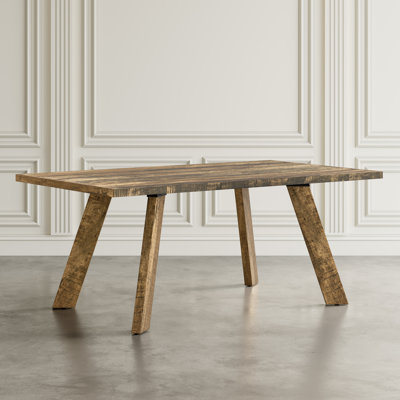 Juliana Reclaimed Solid Wood 72" Rustic Dining Table