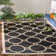 Arneshia Geometric Black/Beige Area Indoor/Outdoor Area Rug