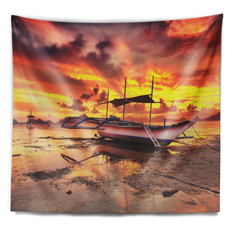 Polyester Tapestry, 50" H x 60" W