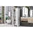 Lirien Modern Bathroom Cabinet With Adjustable Shelving And Metal Accents-126157636