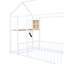 Structure de lit en métal avec bureau, tablettes, prises de courant et ports USB-1109734599-1109734598