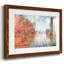 «Autumn in Argenteuil» par Monet, reproduction encadrée rustique avec tableau mat-439550620-439550621