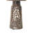 10.10'' H Wood Tabletop Candlestick-2138623016