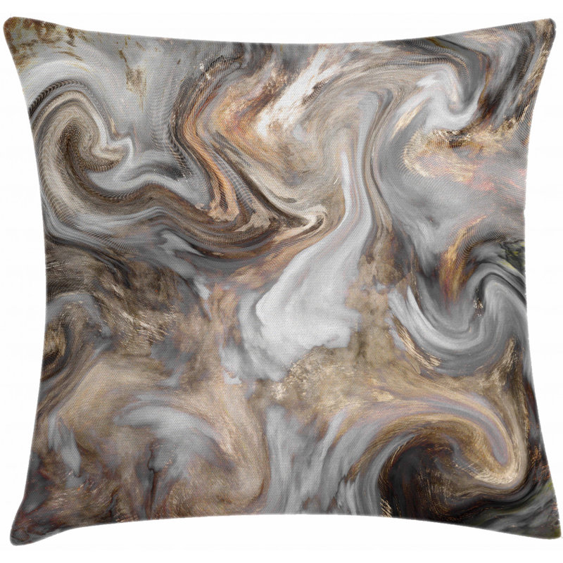 Housse de coussin décoratif d’intérieur/extérieur 36" abstract, 26 po x 26 po