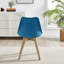 Chaise d'appoint rembourrée en faux cuir Stolm-699635335