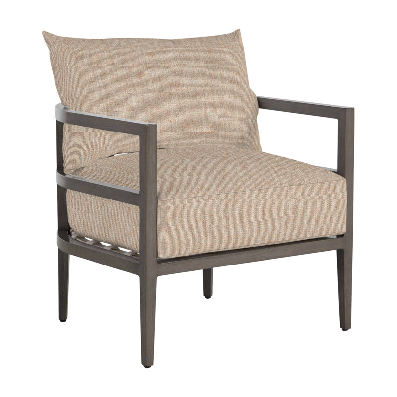 Chaise de patio Santa Barbara, Pas de soudure, Toile sable, Standard Plus