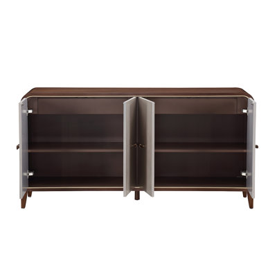Houston Sideboard With Mirror - Walnut