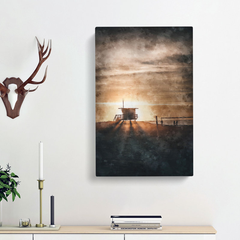 Volleyball On The Beach - Wrapped Canvas, 45cm H x 30cm W x 4cm D
