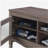 Grey driftwood TV stand