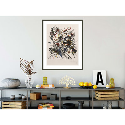 «Lithograhie fourrure matricée» par Vassily Kandinsky - Impression sur toile encadrée