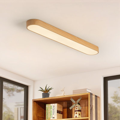 Rectangle Dimmable LED Flush Mount Ceiling Light