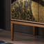 Buffet rétro en bois manufacturé doré-294649319
