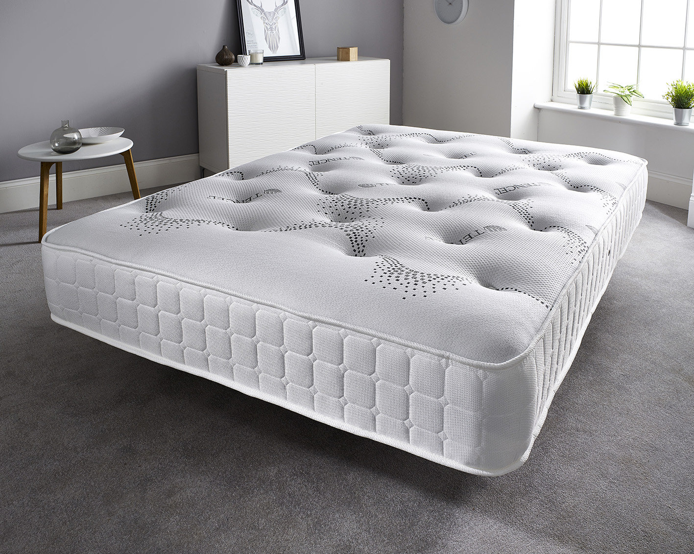 White Noise Natural Open Coil Spring System Mattress & Reviews ...