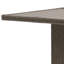 Table bistro Nia, base en marbre, structure en rotin PE brun, 27 pouces-118312655