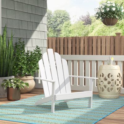 Chaise Adirondack en bois massif Ivania