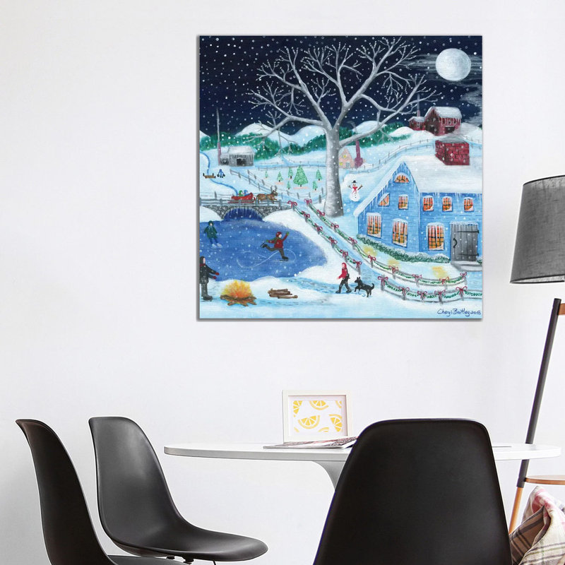 1 Piece Wrapped Canvas Painting, 30.48 cm H x 30.48 cm W