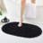 Yirddeo Bath Mat Oval Rug With Pom, Boho Rugs For Bedroom And Bathroom With Non Slip-810954220-810954230
