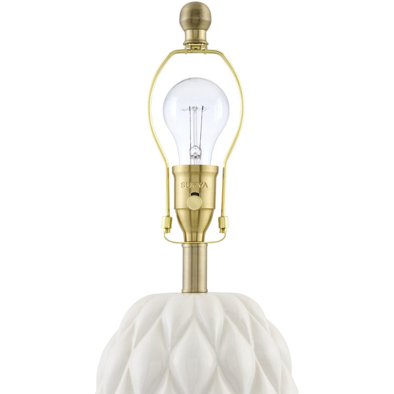 Lampe de table Shahe, Blanc