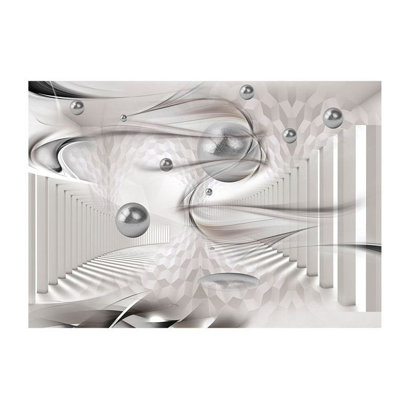 White Bullets Semi-Gloss Paste the Wall Mural, 245cm H x 350cm W x 0.02cm D