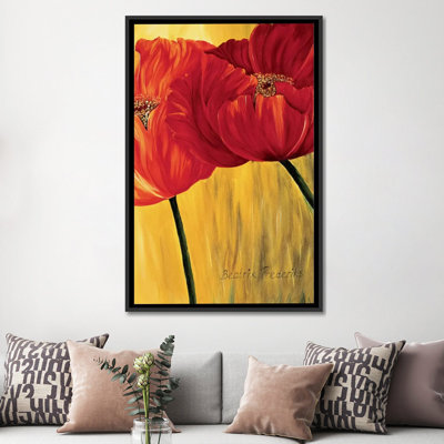 « danse tulipes ii », impression sur toile