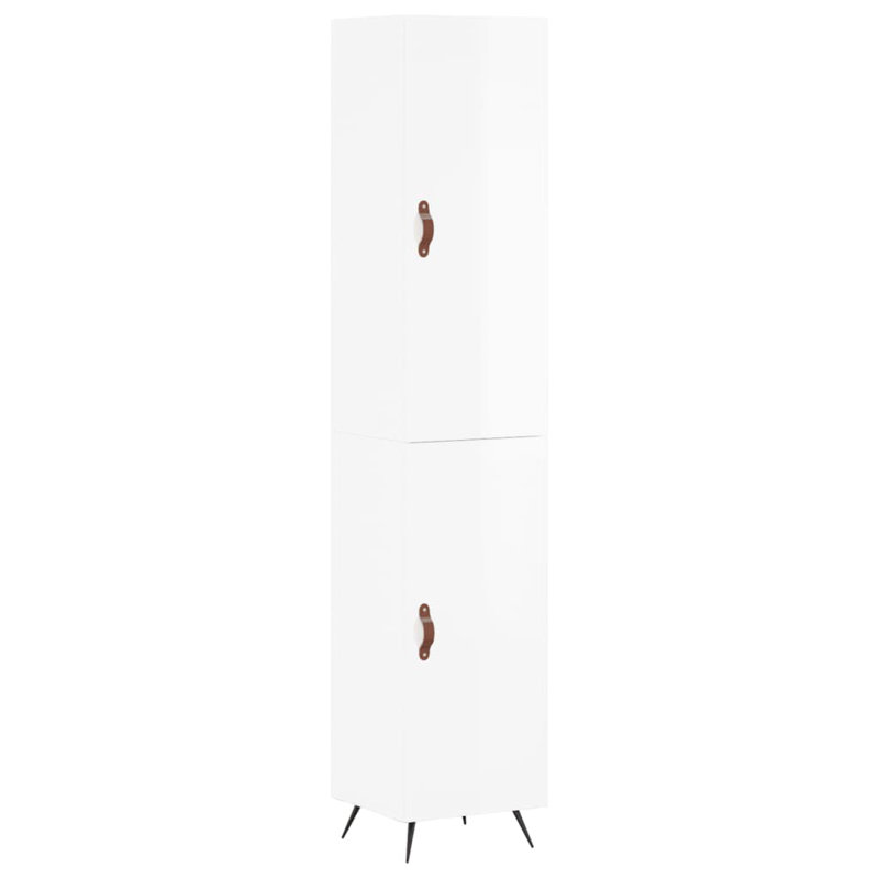 34.5cm Sideboard, High Gloss White