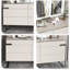 Buffet décoratif moderne en bois manufacturé gris-373589686