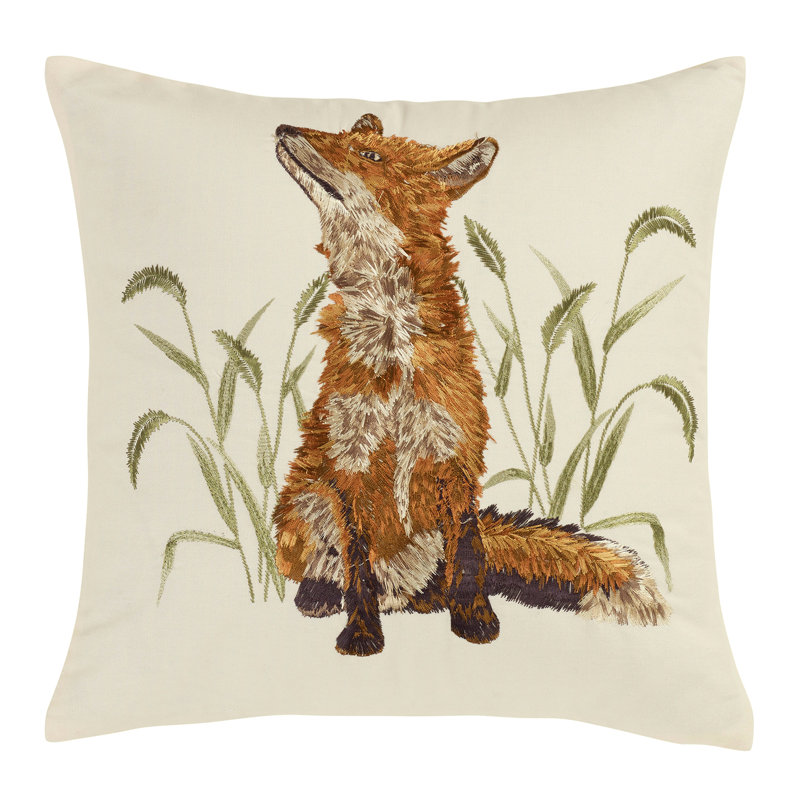 Embroidered Throw Pillow