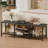 Media Console Table Entertainment Center with Open Storage Shelves & Soundbar Shelf, TV Stand for Living Room Decor-725204598-725204597