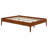 Sturdy Wood Platform Bed Frame Featuring Wood Slat and Metal Support-1897872210