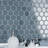 Hudson Due 2" Hex 10-7/8 " x 12-5/8 " Porcelain Mosaic Floor and Wall Tile-1821852939