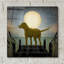 «Moonrise Yellow Dog» par Ryan Fowler-1752158255