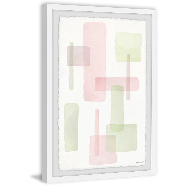Thick and Thin Lines II 1 Piece Single Picture Frame Painting, 61 cm H x 41 cm W