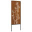 vidaXL Garden Privacy Screen Weathering Steel Partition Outdoor Decor Modern-88347920