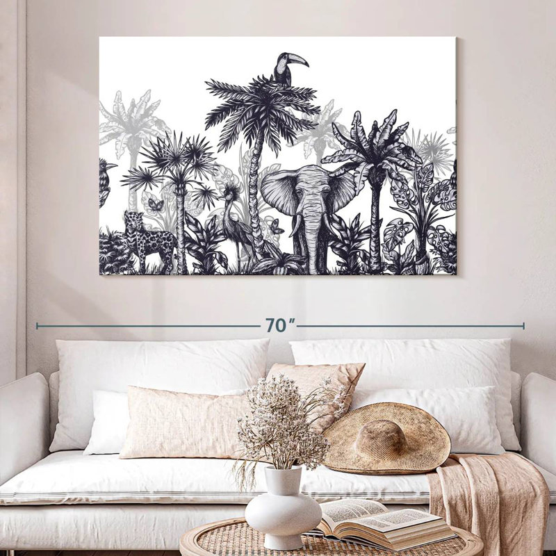 Brampt Jungle Euphoria, 34" H x 51" W