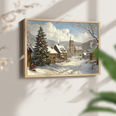 Art de Noël - CCII - Reproduction encadrée - Restickable