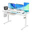 Bureau debout à hauteur ajustable en verre Seila, bureau d'ordinateur avec tiroir, port USB et port de type C-1314145704-1314145702