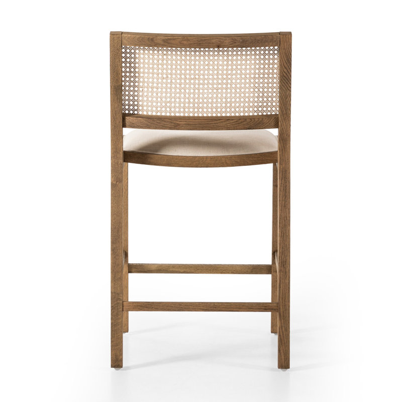 Sage Stool, Savile Flax/Polyester Blend, Counter Stool (27" Seat Height)