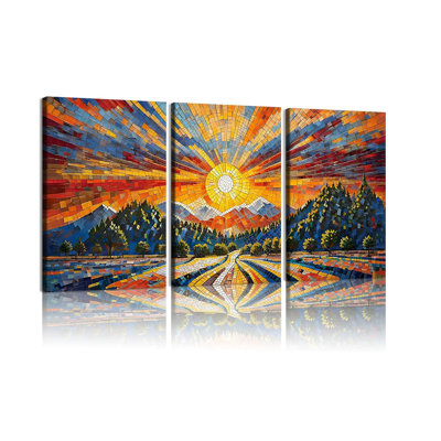 3 Piece Wrapped Canvas Print
