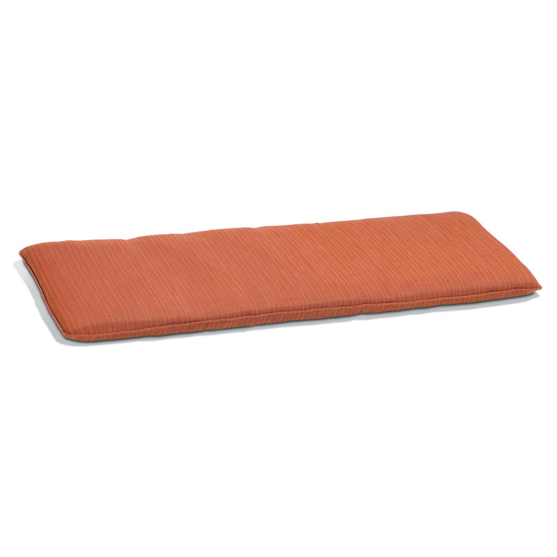 Sunbrella Outdoor Bench, 2.5" H x 60.25" W x 19.5" D, Hunter Green