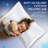 Pillows King Size Set Of 2 - Pillows, Side Sleeper Pillow - Adjustable Alternative Down Pillow, Bed Pillows, Sophisticated Design & Gold Piping-409730933