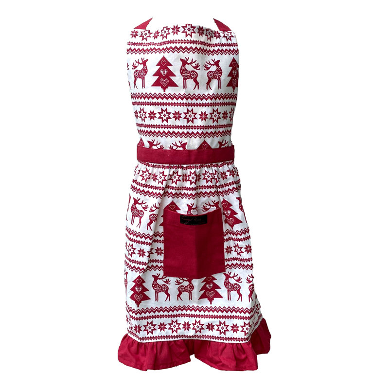 Betsy Christmas Cotton Childrens Apron