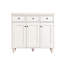 Banc de rangement blanc en bois manufacturé