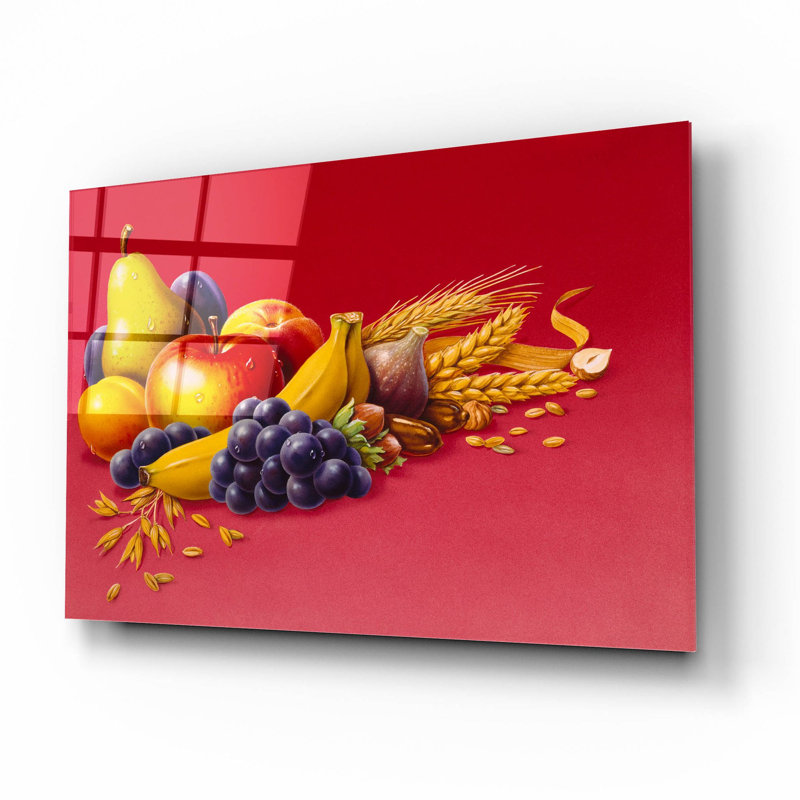 Latitude Run® 'Fruit ' By Harro Maass, Acrylic Glass Wall Art, H 12 po x l 16 po x P 0,2 po