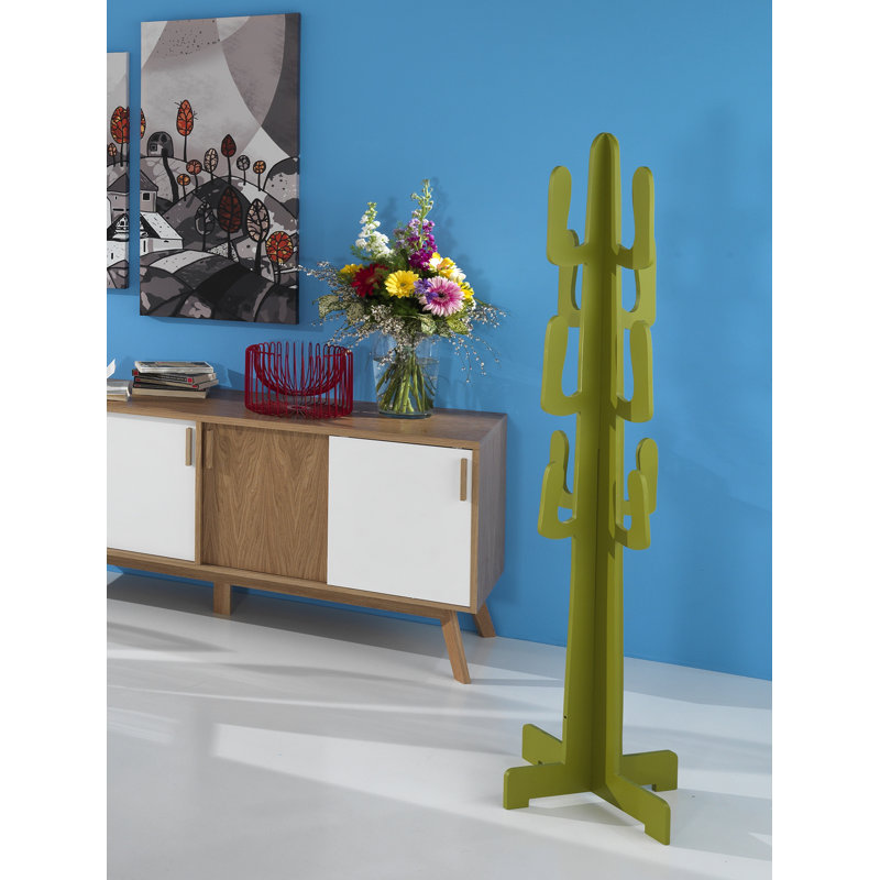 Freestanding Coat Rack, Green