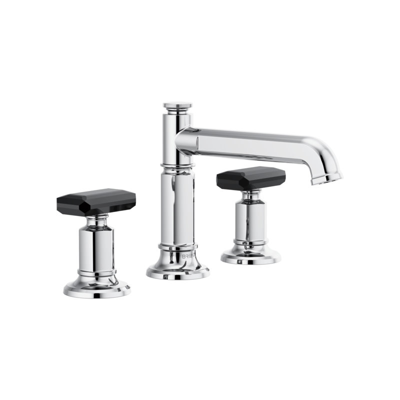 Invari™ Widespread Lavatory Faucet with Column Spout, Knob, Polished Chrome