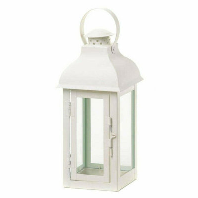 Lanterne en verre et en fer