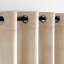 Thermal Velvet Curtains with Eyelet Ring Top - Blackout Crushed Velvet Drapes Pair-2071993067-2071993065