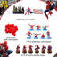 Décoration de gâteau Spiderman, ensemble de 43 pièces de gâteau Spiderman